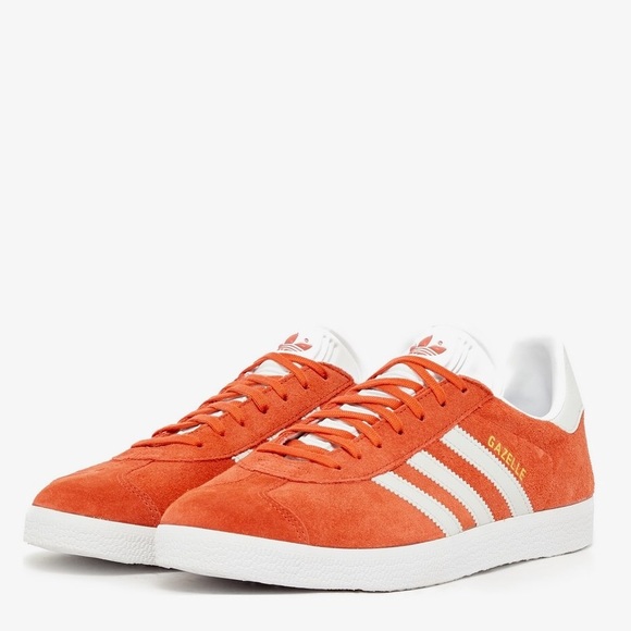 adidas orange gazelle trainers